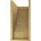 Ekena Millwork 10"W x 20"D x 20"H Classic Alpine Rough Cedar Woodgrain TimberThane Corbel, Primed Tan CORUR10X20X20ALPRCPR - alternate 3